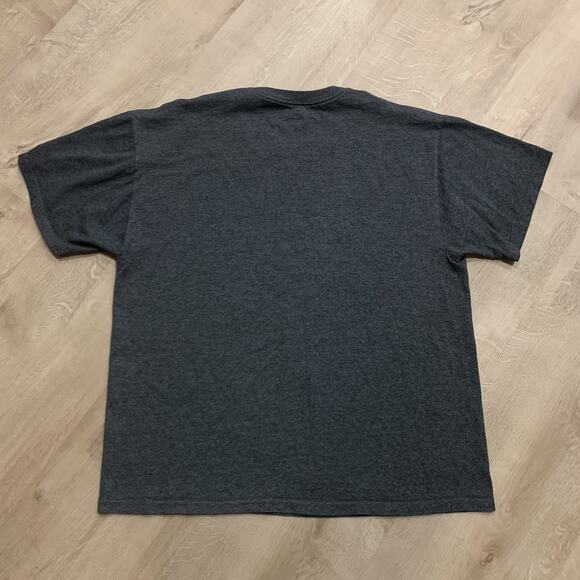 Champion Emerson College Lions T-Shirt Men's Large L Gray Collegiate NCAA Tee - Picture 6 of 6